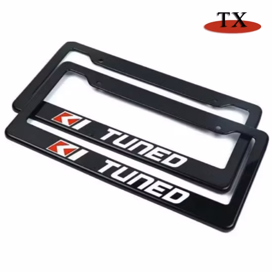 Cornice targa per auto in metallo ABS con logo personalizzato Cornice targa per accessori auto