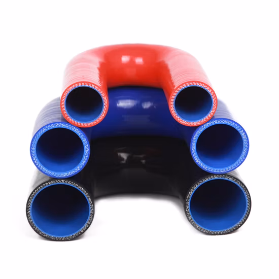 Tubo flessibile in silicone intrecciato per vendita diretta in fabbrica per tubi in gomma siliconica per refrigerante Turbo per radiatore auto